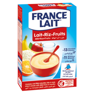 FRANCE LAIT Ryžová mliečna kaša ovocná 250 g vyobraziť