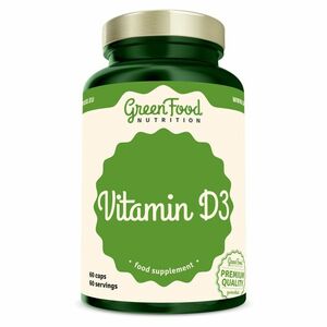 GREENFOOD NUTRITION Vitamín D3 60 kapsúl vyobraziť