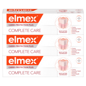ELMEX Caries Protection Plus Complete Care zubná pasta 3 x 75 ml vyobraziť