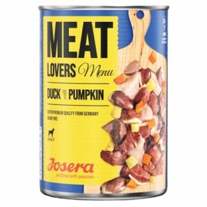 JOSERA Meat Lovers Menu Duck with Pumpkin konzerva pre psov 400 g vyobraziť