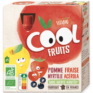 VITABIO Cool fruits vrecko jablko, jahody, čučoriedky 4m+ BIO 4 x 90 g vyobraziť