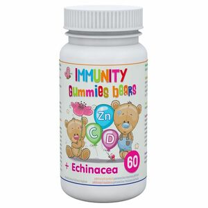 CLINICAL Immunity gummies bears + echinacea 60 pektínových cukríkov vyobraziť