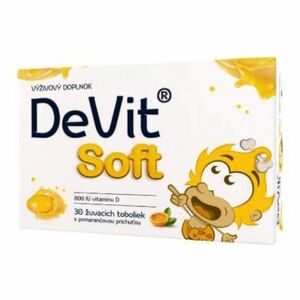 DEVIT Soft žuvacie tobolky s pomarančovou príchuťou 30 kusov vyobraziť