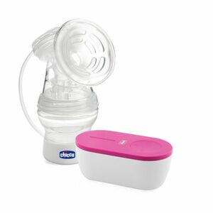 CHICCO Travel Pink odsávačka materského mlieka elektrická prenosná USB vyobraziť