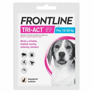 FRONTLINE Tri-Act Spot-On pre psy M (10-20 kg) 2 ml 1 pipeta vyobraziť