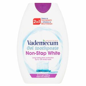 VADEMECUM Non-Stop White 2v 1 Gélová zubná pasta 75 ml vyobraziť