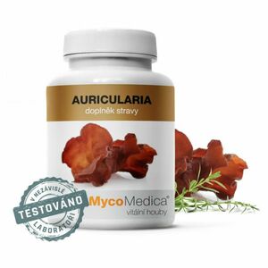 MYCOMEDICA Auricularia 90 rastlinných vegan kapsúl vyobraziť