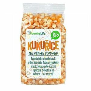 COUNTRY LIFE Kukurica na výrobu popcornu BIO 200 g vyobraziť