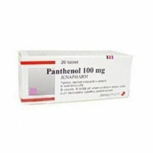 Panthenol 100 mg JENAPHARM tbl 20 x 100 mg vyobraziť