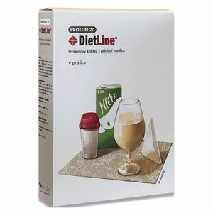 DIETLINE Proteín 20 koktejl vanilka 3 vrecká vyobraziť