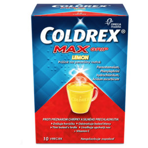 COLDREX MaxGrip Citrón 10 vreciek vyobraziť