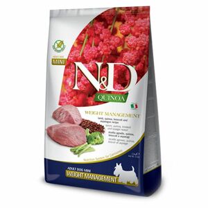 N&D Quinoa Weight Management Lamb & Broccoli Mini pre malé plemená psov 2, 5 kg vyobraziť