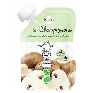 POPOTE Zeleninová kapsička šampiňóny od 4.mesiaca BIO 120 g vyobraziť