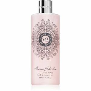 Vivian Gray Aroma Selection Lotus & Rose sprchový a kúpeľový gél 500 ml vyobraziť