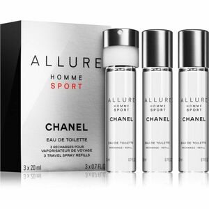 Chanel Allure Homme Sport toaletná voda pre mužov 3 x 20 ml vyobraziť