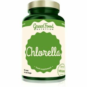 GreenFood Nutrition Chlorella kapsuly na detoxikáciu organizmu a podporu imunity 90 cps vyobraziť