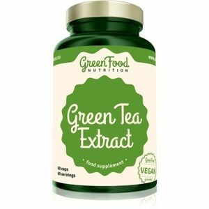 GreenFood Nutrition Green Tea Extract kapsuly na detoxikáciu organizmu a podporu imunity 60 cps vyobraziť
