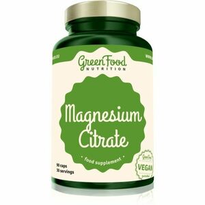 GreenFood Nutrition Magnesium Citrate podpora spánku a regenerácie 90 cps vyobraziť