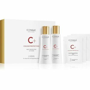 ICONIQUE Professional C+ Colour Protection 2 steps for vibrant hair and long lasting colour darčeková sada (pre farbené vlasy) vyobraziť