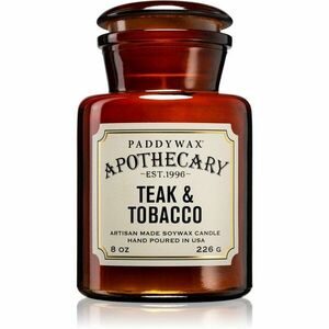 Paddywax Apothecary Teak & Tabacco vonná sviečka 226 g vyobraziť