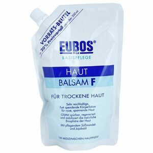 Eubos Basic Skin Care F hydratačné telové mlieko pre suchú a citlivú pokožku náhradná náplň 400 ml vyobraziť