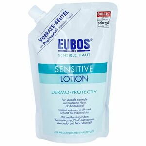 Eubos Sensitive ochranné mlieko pre suchú a citlivú pokožku náhradná náplň 400 ml vyobraziť