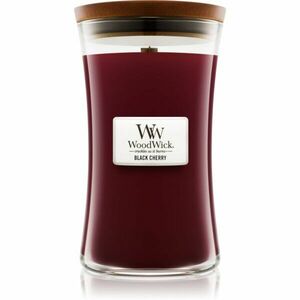 Woodwick Black Cherry vonná sviečka s dreveným knotom 609.5 g vyobraziť