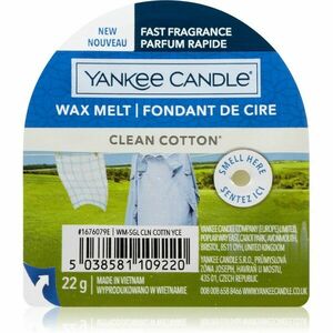 Yankee Candle Clean Cotton vosk do aromalampy 22 g vyobraziť