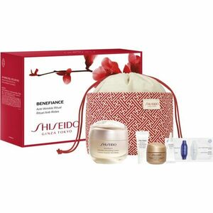 Shiseido Benefiance Wrinkle Smoothing Cream Pouch Set darčeková sada (pre zrelú pleť) vyobraziť