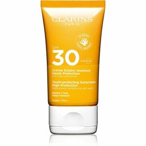 Clarins Youth-Protecting Sunscreen High Protection opaľovací krém na tvár SPF 30 50 ml vyobraziť