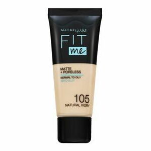 Maybelline Fit Me! Foundation Matte + Poreless 105 Natural Ivory tekutý make-up so zmatňujúcim účinkom 30 ml vyobraziť