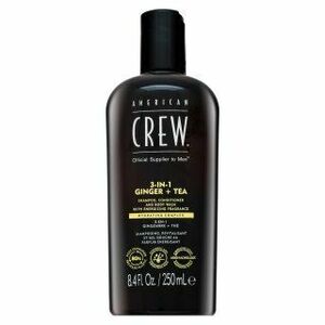 American Crew 3-in-1 Ginger + Tea šampón, kondicionér a sprchový gel 250 ml vyobraziť