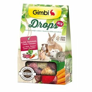 GIMBI Drops Grain Free pre hlodavce mix 50 g vyobraziť