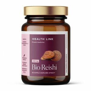 HEALTH LINK Reishi 400 mg BIO 90 kapsúl vyobraziť