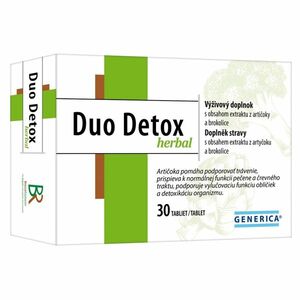 GENERICA Duo Detox herbal 30 tabliet vyobraziť