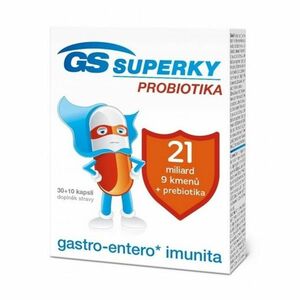 GS Superky probiotiká 30 + 10 kapsúl ZADARMO vyobraziť