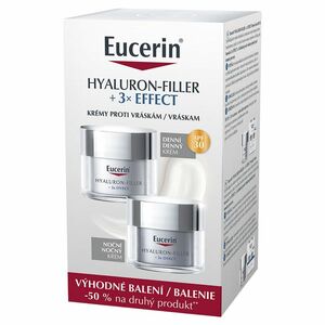 EUCERIN Hyaluron-Filler Denný krém SPF30 50 ml + Nočný krém 50 ml vyobraziť