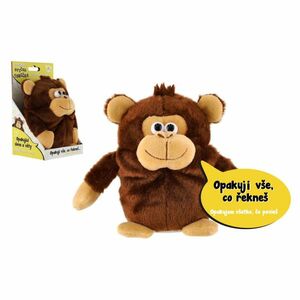 TEDDIES Opička Tonička opakujúce vety plyš 18 cm vyobraziť