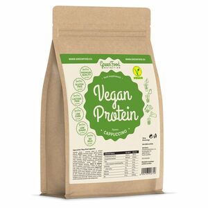 GREENFOOD NUTRITION Low Sugar vegan protein cappuccino 750 g vyobraziť