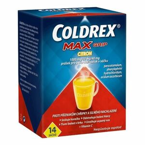 COLDREX MaxGrip citrón 14 vreciek vyobraziť