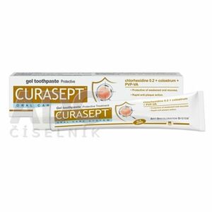 CURASEPT ADS Protective Gélová zubná pasta 0, 2%CHX + kolostrum 75 ml vyobraziť