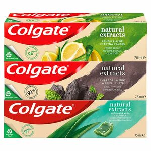 Colgate Natural Extracts Mix zubná pasta 3 x 75 ml vyobraziť
