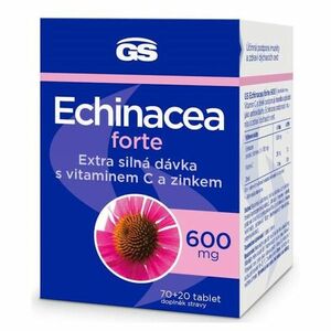 GS Echinacea forte 600 mg 70 + 20 tabliet vyobraziť