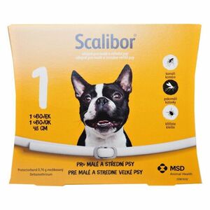 SCALIBOR Antiparazitný obojok pre malé a stredné psy 48 cm vyobraziť