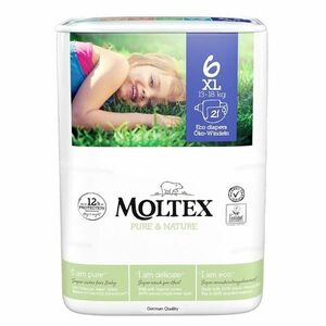 MOLTEX Pure & Nature plienky XL 13-18 kg 21 kusov vyobraziť