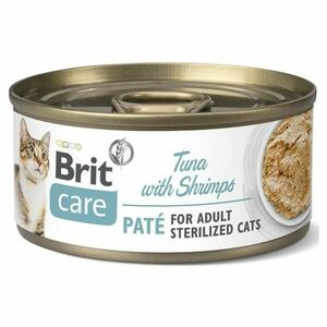 BRIT Care Sterilized. Tuna Paté with Shrimps konzerva pre mačky 70 g vyobraziť