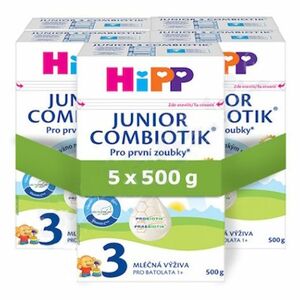 HiPP 3 Junior combiotik pokračovacie batoľacie mlieko 5 x 500 g vyobraziť
