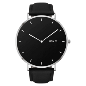 GARETT ELECTRONICS Smartwatch Verona strieborné inteligentné hodinky s čiernym remienkom vyobraziť