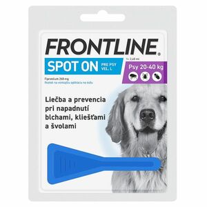 FRONTLINE Spot-On pre psy L (20-40 kg) 2, 68 ml 1 pipeta vyobraziť