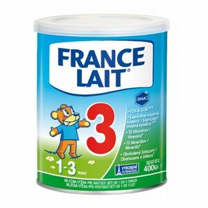 FRANCE LAIT 3 Mliečna výživa pre rastúce deti od 1 do 3 rokov 400 g vyobraziť